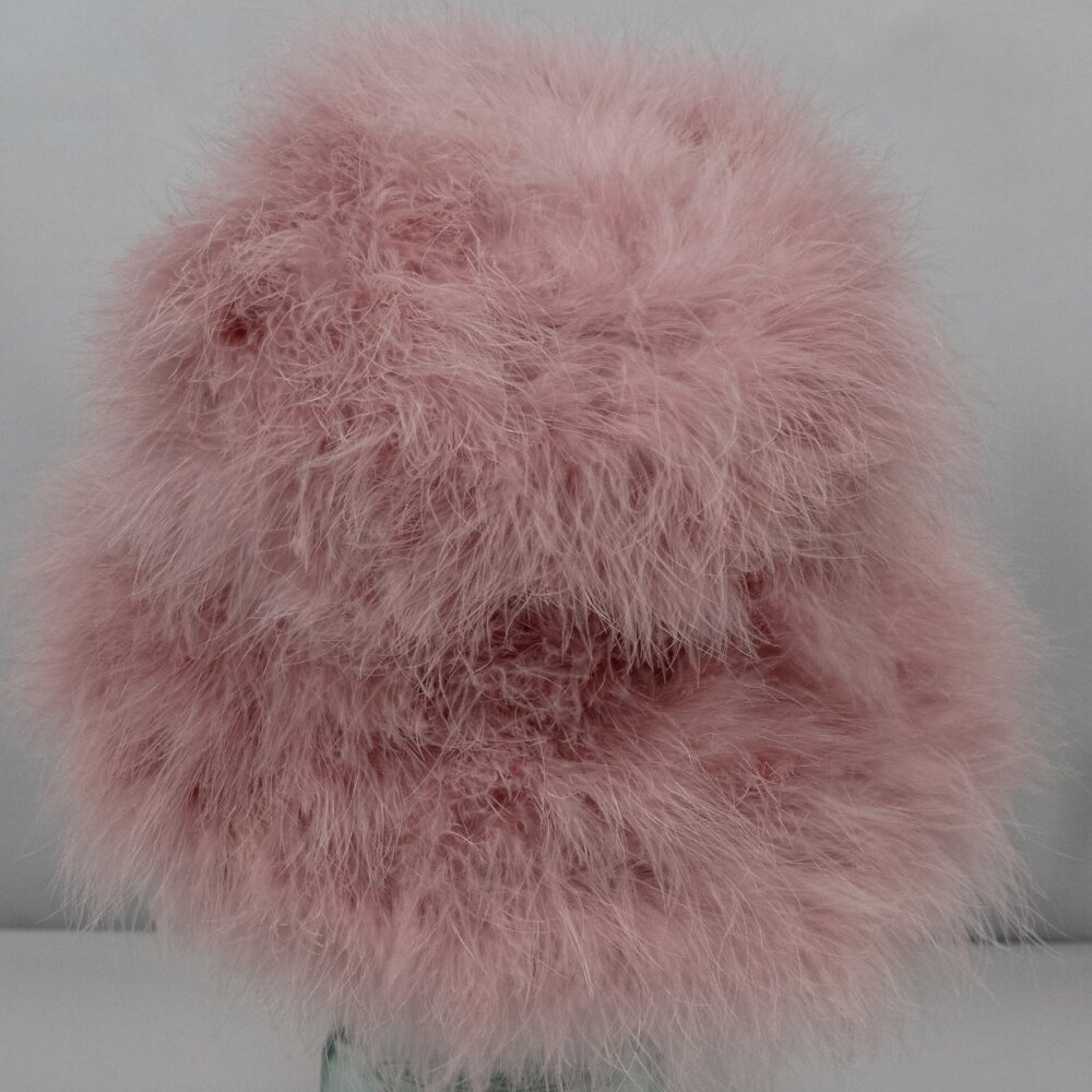 The Goldie Feathered Bucket Hat - Picture 3 of 7
